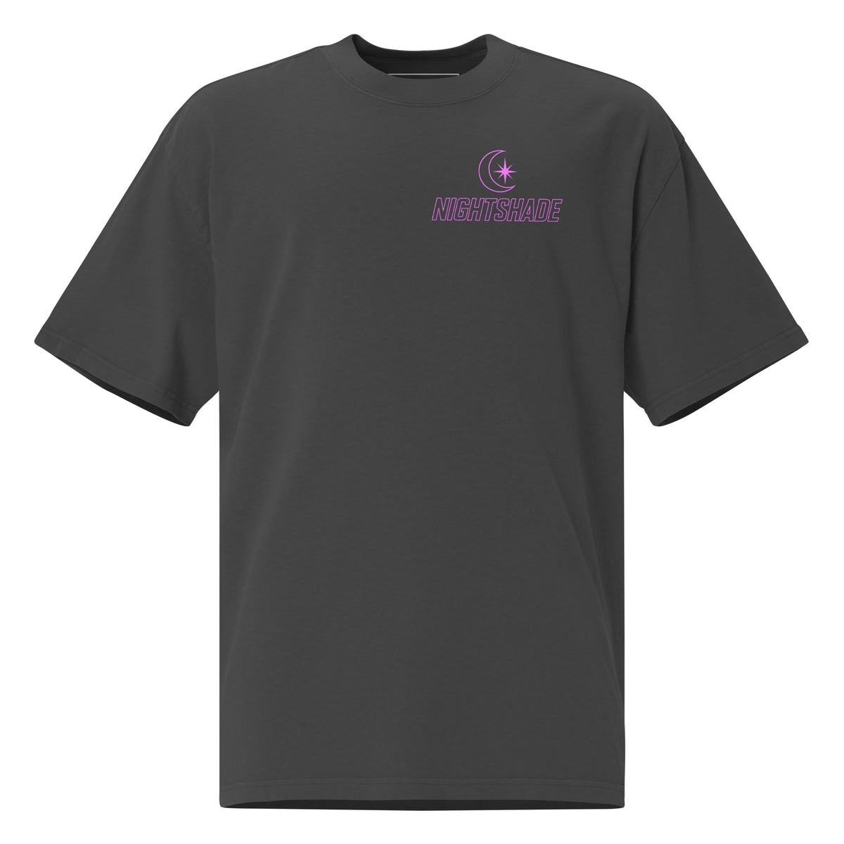 Nightshades St.Moritz Oversized faded t-shirt (Multi Color) — Faded Black / S