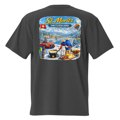 Nightshades St.Moritz Oversized faded t-shirt (Multi Color) — Faded Black / S