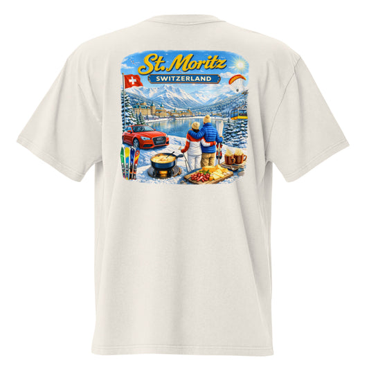 Nightshades St.Moritz Oversized faded t-shirt (Multi Color) — Faded Black / S