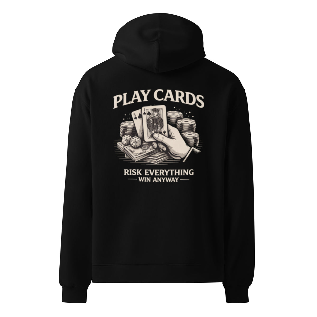 Play Cards Risk And Win Unisex Oversized hoodie