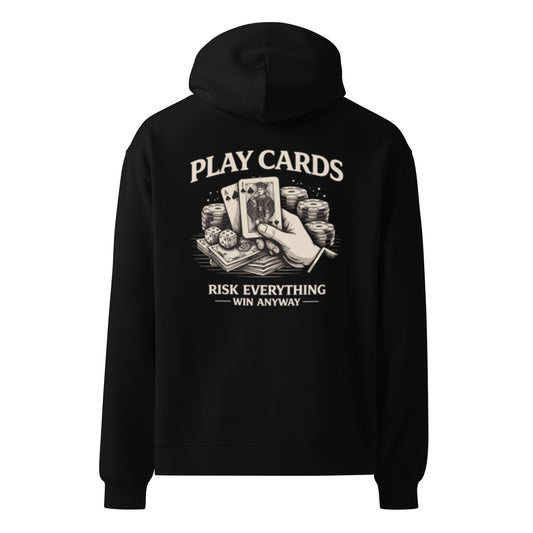 Play Cards Risk And Win Unisex Oversized hoodie
