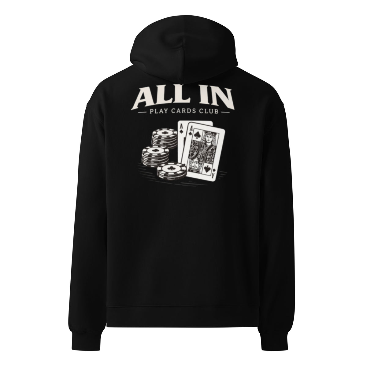 Play Cards All In Unisex Oversized hoodie